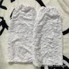 Summer thin, breathable, perforated and unique leg warmers, subculture dark white, shatter-looking sock leg warmers, y2k hot girl Specification image